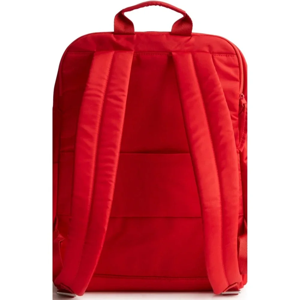 Vera Bradley backpack Large Bancroft Nylon Goji Berry Red‎ Bookbag NEW $150